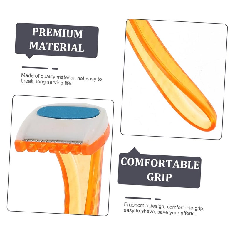 Nolitoy 6pcs Womens Body Hair Razor Portable Shaver For Underarm Bikini Intimate Areas - Image 2